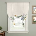 thumbnail image 2 of Spring Flowers Tie Up Curtains for Windows, Adjustable Balloon Window Shades, Farmhouse Botanical Floral Wildflowers Kitchen Window Treatments Adjustable Roll Up Curtain for Basement/Nursery 52"x45", 2 of 8