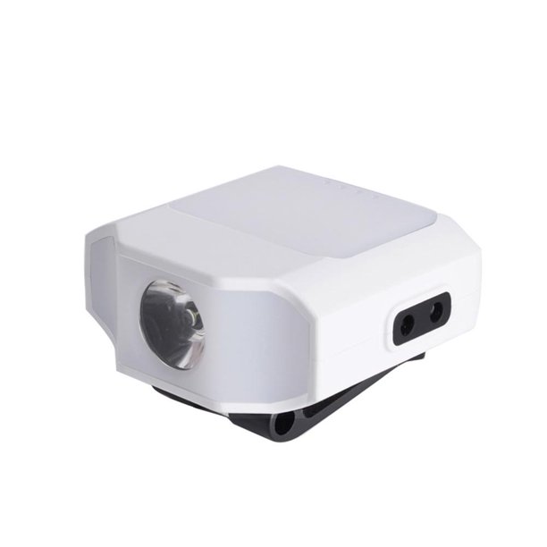 Lámpara De Cabeza Sensor Sombrero Clip Luz Faro COB LED Camping Pesca Faro Blanco Likrtyny Para estrenar