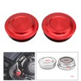 thumbnail image 4 of LOVIVER 2Pcs Aluminum Motorcycle Frame Hole Caps Cover Plug Decorative Parts Red, 4 of 8