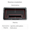 thumbnail image 4 of Walbest for JIMNY 2019 2020 2021 JB64 JB74 Car Interior Center Consoles Storage Box Dashboard Organizer Container Mobilephone Mount Bracket Holder Phone Stander Accessories Red, 4 of 6