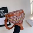 thumbnail image 2 of Bolso bandolera informal de piel sintética para mujer bolso de hombro liso para otoño e invierno, 2 of 9