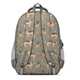 thumbnail image 3 of German Shepherd Dog and Footprint Backpack for School,Cute School Bag,Schoolbag with Adjustable Shoulder Straps & Padded Back,16.9 Inch, 3 of 5