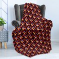 thumbnail image 4 of Geometric Soft Flannel Fleece Blanket, Futuristic Mosaic with Fractal Look Technology Structure Digital Dimension Grid, Cozy Plush for Indoor and Outdoor Use, 70" x 90", Multicolor, by Ambesonne, 4 of 5