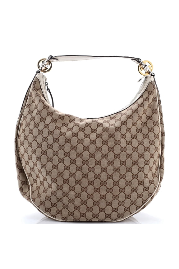 Pre-Owned Twins Hobo GG Canvas Medium By Rebag