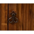 thumbnail image 3 of Crafters and Weavers Set of 2 Montclare 1 Door / 1 Drawer Nightstand - Brown Wax, 3 of 3
