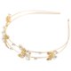 thumbnail image 4 of Rhinestone Butterflies Headband Rhinestone Tocado Novia Dama de honor Diadema, 4 of 6