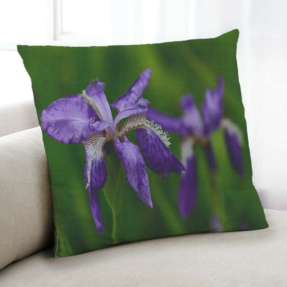 Ahgly Company Plants Flower Indoor Throw Pillow, 18 inch by 18 inch