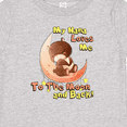 thumbnail image 4 of Inktastic My Nana Loves Me to the Moon and Back Boys or Girls Baby T-Shirt, 4 of 5