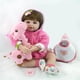 thumbnail image 5 of 22'' Modelo de Muñeca Renacida Cuerpo de Silicona Articulada Realista con Biberón, Chupete, Jirafa, Babero Sunnimix Reborn Doll 22 Inch Girl, 5 of 8