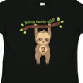 thumbnail image 4 of Inktastic Cute Sloth 2nd Birthday Boys or Girls Toddler T-Shirt, 4 of 5