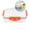 Orange, variant on Yoloke Food Grade Sandwich Container - Leak-Proof, Microwaveable, Compact | Perfect for Lunch, Picnics, & Travel