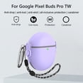thumbnail image 2 of Funda de soporte para auriculares de PC de TPU resistente al agua para Google Pixel Buds Pro (púrpura) Hugtrwg Nuevos Originales, 2 of 6