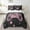 Pink Black, variant on Teen Gamer Bedding Set Gaming Twin Comforter Set With Sheets Video Game Bed In A Bag 7 Piece 3D Neon Geometric Grids Gamepad Bed Set (Reversible,Blue Black)