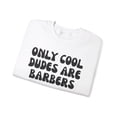 thumbnail image 3 of Barber Sweatshirt Gifts Crew Neck Shirt Long Sleeve Unisex, 3 of 5