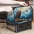 thumbnail image 6 of KLL Iceberg Bald Eagle Print 2 Slice Toaster Dust Covers Kitchen Small Appliance Cover with 2 Pockets,Can hold Jam Spreader Knife & Toaster Tongs (11.4 x 7.9 x 7.5), 6 of 6