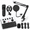 1 MIC, variant on Podcast Bundle For 2 F993 All-in-one Audio Mixer