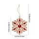 thumbnail image 3 of Adornos navideños de copos de nieve para el árbol | Decoraciones navideñas con diamantes de imitación | Colgante de copo de nieve de metal de aleación para decoración navideña de interiores, 3 of 7