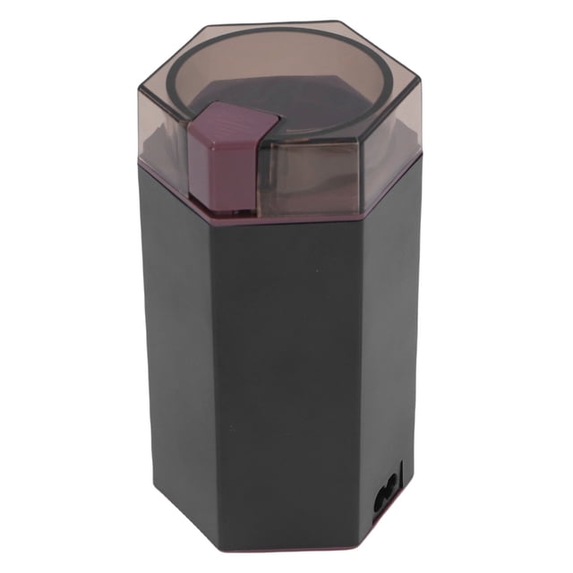 Molinillo De Café Eléctrico, Molinillo De Café Eléctrico ABS De Acero Inoxidable Tapa Transparente Versátil Compacta Con Cepillo De Limpieza Para El Hogar