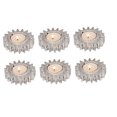 thumbnail image 2 of Biedermann & Sons HJ38 Porte-Bougie en Verre pour Roue Dentée - Pack de 6, 2 of 3