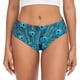 thumbnail image 1 of Fotbe Beautiful Blue Peacock Calzones Estampados para Mujer – Ropa Interior de Algodón, Cómoda, Suave y Elástica-Small, 1 of 6