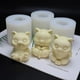 thumbnail image 4 of Molde de silicona para velas con forma de gatito, resina polimérica, 4 of 4