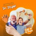thumbnail image 3 of Windy City Novelties 12-Pack 7-Inch Mini Hand Clappers - Bulk Noisemakers for Parties, Celebrations, and Events - Orange/Black, 3 of 6