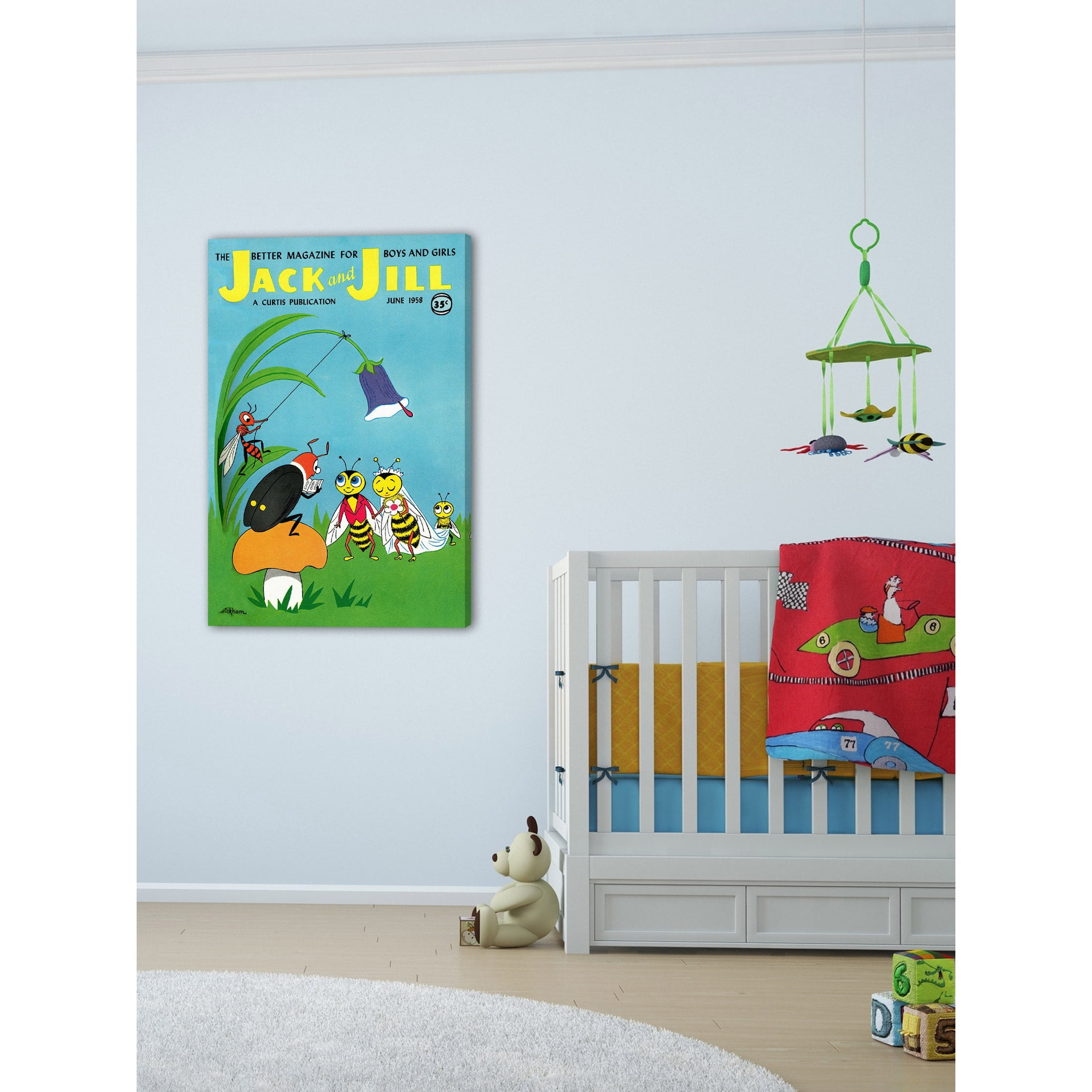 Marmont Hill "Bug's Marriage II" by Curtis Painting Print on Canvas