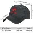 thumbnail image 6 of Never Quit Baseball Cap Golf Dad Hat Adjustable Unconstructed for Men Women One Size X Large, 6 of 8