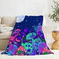 thumbnail image 4 of Yibo Mushrooms Collections, Artist Mushrooms Wild Species Blankets for Boys and Girls, Ultral Soft Fleece Fungus Natural Organic Blankets Used for Bed, Sofa, Chairsfor Kids/Child, 4 of 9