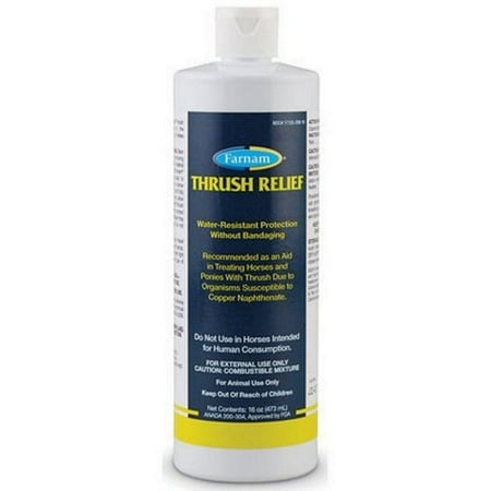 THRUSH Relief Treatment Equine Horses No Bandaging Water Resistant 16 oz