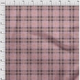 thumbnail image 3 of oneOone Georgette Viscose Fabric Tartan Check Printed Craft Fabric BTY 42 Inch Wide, 3 of 4
