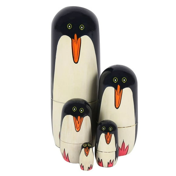 Something Different Penguin Russian Dolls (Set Of 5)