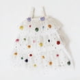 thumbnail image 2 of Zanarzt Flower Girl Dresses Toddler Baby Girls Shiny Tutu Dress Princess Birthday Party Pageant Flower Girl Wedding Backless Dresses Light Gray,3-4 Years, 2 of 6