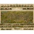 thumbnail image 2 of Vintage Maps 18x15 White Modern Wood Framed Museum Art Print Titled - Webster-Massachusetts 1892, 2 of 4