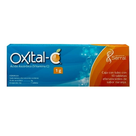 Oxital C 1 g 10 tabletas