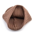 thumbnail image 5 of KKISSBAOBEI Bonnet d'Hiver Homme Tricoté Chaud Chapeau Extérieur Décontracté Bonnets Épais Double Couche Chapeau Mode Bonnet Marron, 5 of 5