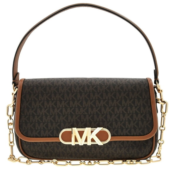 Michael Kors Ladies Monogram-Pattern Logo-Plaque Bag