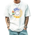 thumbnail image 2 of Oversized Men's T Shirt Summer New Trendy Fashion Sweatshirt Round Neck Pattern Tee 5XL, 2 of 4