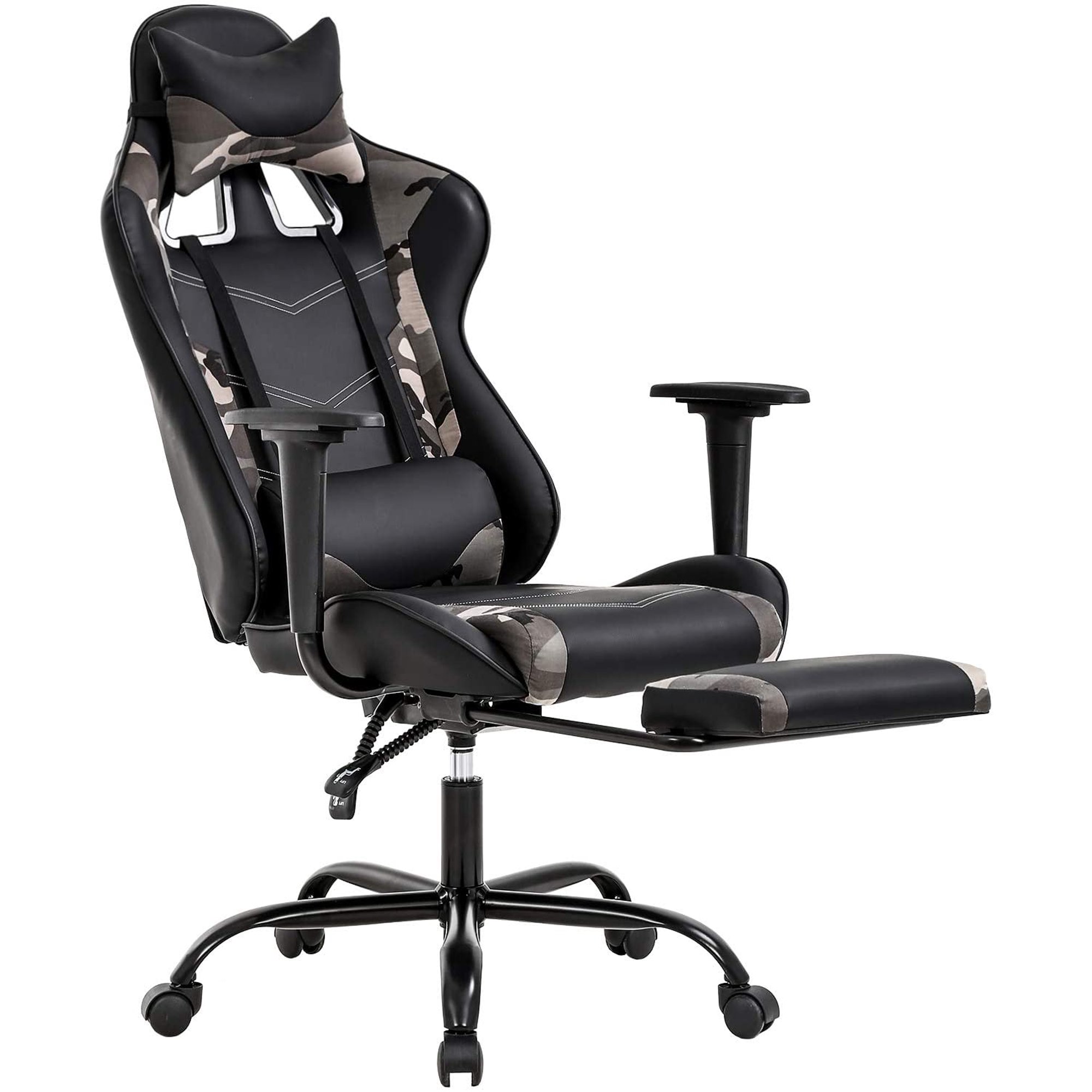 Yaheetech Chaise De Bureau Ergonomique Rouge - Fauteuil Pivotant Maille Respirante Avec Support Lombaire Réglable Et Hauteur 45-55 Cm