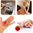 thumbnail image 5 of 10 piezas de bolas de arcoíris coloridas de juguete para mascotas para gatos y perros pequeños: ¡brinda horas de diversión y entretenimiento!, 5 of 5