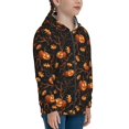 thumbnail image 5 of Sikiie Halloween With Pumpkins Zip Up Hoodie Teenage, hoodies for Teenage, Zipper Sweatshirt Jacket for Daily, Traveling-Medium, 5 of 6