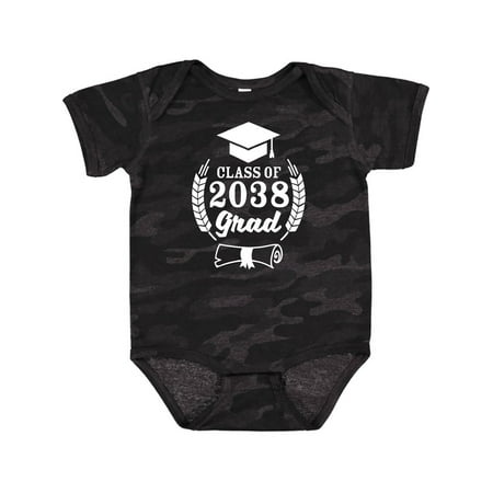 

Inktastic Class of 2038 Grad with Diploma and Graduation Cap Gift Baby Boy or Baby Girl Bodysuit