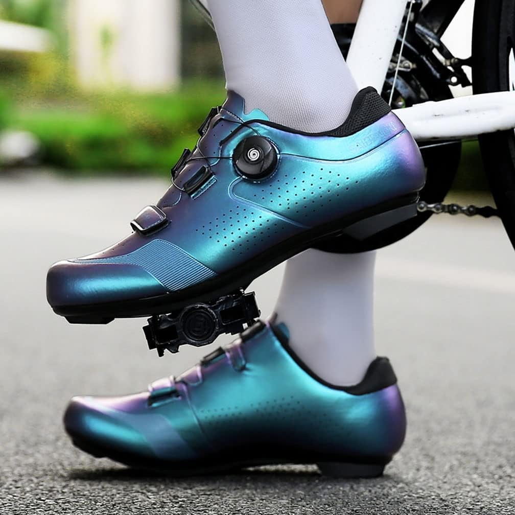 GHSDFBB Cycling Shoes for Men Compatible Peloton Bike with Delta Cleats Mens Indoor Cycling Shoes