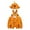 Orange, variant on TBWNWG Girls Outfits Set Toddler Girls Summer Cartoon Watermelon Prints Jumpsuit and Hat 2PCS Clothes Ensemble for Young Fashionistas,Size 9-12 Months