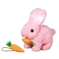 thumbnail image 1 of Simulación Toy Juguete Eléctrico Interactiva Pet Electrónica Conejo Lindo Con Regalo Cumpleaños Zanahoria para, 1 of 9