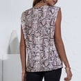 thumbnail image 2 of Sleeveless Tank Top Stylish Beautiful Unique Print Loose Casual Sleeveless Shirts For Dating For Daily For Party ANGGREK Ropa, 2 of 6