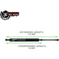 thumbnail image 3 of 2 Lift Supports Gas Struts Shocks Fits 2000-2010 Lexus SC430 Coupe Rear Trunk Cargo Lid 6453024052 6423 6453024051 Springs Arms Dampers Rods, 3 of 7