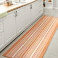 thumbnail image 4 of JONATHAN Y SANTA MONICA 2 x 8 Runner Rug, Haynes Double Stripe - Orange/Cream, SMB202C-28, 4 of 9