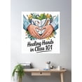 thumbnail image 2 of Healing Hands In Class 101 – Pediatric School Nurse Care & Heart Design Poster Wall Art, Modern Wall Decor, 30x30 UNFRAMED, 2 of 3