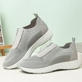 thumbnail image 5 of JikouIivo Women's Zipper Flat Heel Mesh Comfy Casual Comfortable Sports Shoes Single Shoes Women's Shoes Summer Clearance, 5 of 9